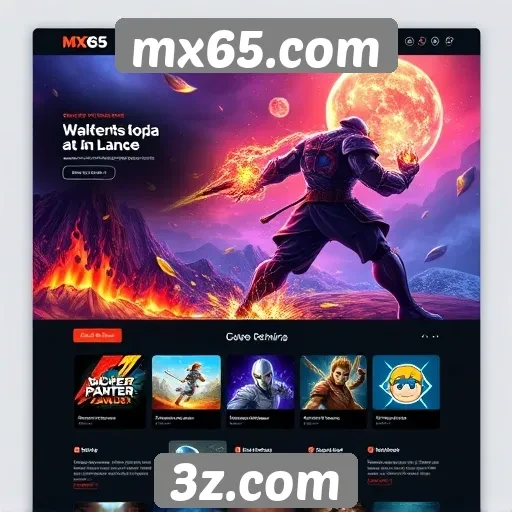 Explorando a interface do site mx65.com